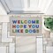 Stupell Industries Hope You Like Pets Dog Cats Sisal Door Mat,18x30